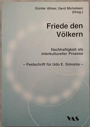 Seller image for Frieden den Vlkern - Nachhaltigkeit als interkultureller Prozess. for sale by KULTur-Antiquariat