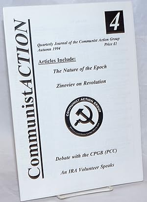 Communist Action: Quarterly Journal of the Communist Action Group. Number 4, Autumn 1994