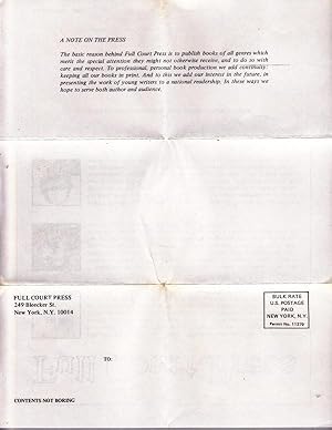 Bild des Verkufers fr Full Court Press Order Form zum Verkauf von Badger Books