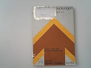 Bild des Verkufers fr Kunststoff-Verpackungen. Kontakt & Studium ; Bd. 24 zum Verkauf von Antiquariat Bookfarm