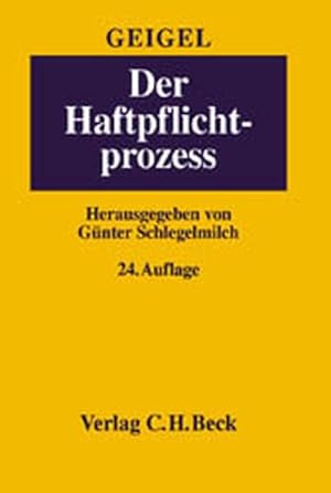 Seller image for Der Haftpflichtprozess Mit Einschluss des materiellen Haftpflichtrechts for sale by Antiquariat Bookfarm
