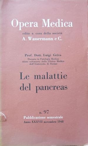 Le malattie del pancreas.