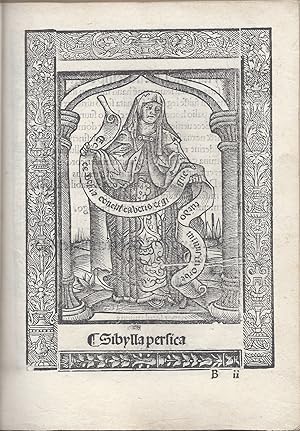 Immagine del venditore per Quattuor hic compressa opuscula. Discordantie sanctorum doctorum Hieronymi, Augustini. Sibyllarum de Christo vaticinia: cu[m] appropriatis singularum figuris. Varia Judeorum & gentilium de Christo testimonia. Centones Probe Falconie de vtriusq[ue] testamenti hystoriis ex carninibus uirgilii selecti: cum annotatione locorum ex quibus desumpti sunt: a diuo Hieronymo Comprobate. [Bound together with:]Probe Centone Vatis Clarissime a Diuo Hieronymo comprobate. Centonam De fidei nostre Mysterijs e Maronis Carminibus excerptum opusculum venduto da Fldvri Books