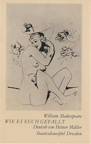 Seller image for Programmheft William Shakespeare: WIE ES EUCH GEFLLT Premiere 18. Dezember 1980 Groes Haus for sale by Programmhefte24 Schauspiel und Musiktheater der letzten 150 Jahre