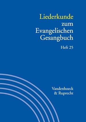 Image du vendeur pour Liederkunde Zum Evangelischen Gesangbuch -Language: german mis en vente par GreatBookPrices