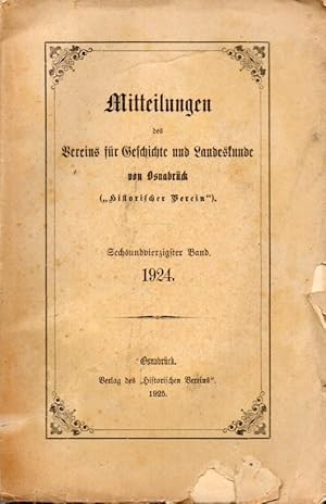 Mitteilungen des Vereins für Geschichte und Landeskunde von