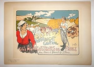 Syndicat Central des Agriculteurs de France. "Les Maitres de l'Affiche" Plancha 231.