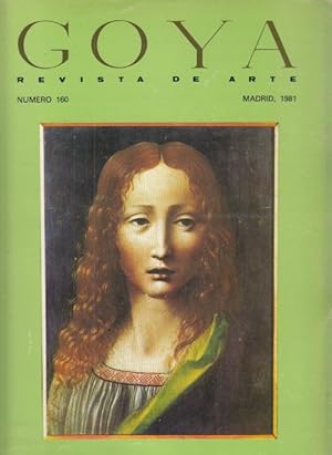 Seller image for GOYA, REVISTA DE ARTE N160. Primera aproximacin al platero Antonio Martnez; Fray Juan Ricci y el "Orden Salomnico entero"; El Leonardo del Museo Lzaro Galdiano for sale by Librera Vobiscum