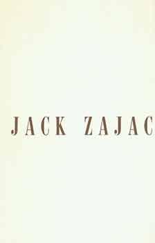 Seller image for Jack Zajac: Sculpture. September 20, 1966 through October 15, 1966. Landau-Alan Gallery, New York, NY. [Exhibition catalogue]. for sale by Wittenborn Art Books