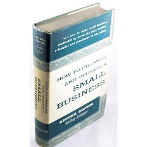 Seller image for HOW TO ORGANIZE AND OPERATE A SMALL BUSINESS for sale by Librera Salamb