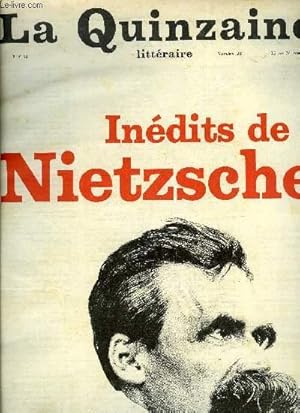 Seller image for La quinzaine littraire n 28 - Entre les mots et les choses par Lucette Finas, Qui a tu Gilbert ? par Jean Duvignaud, Les jeunes auteurs d'Ecrire par Bernard Pingaud, Sous un ciel bas par A.C., Dialogue avec dieu par Rmi Laureillard, Au barrio chino for sale by Le-Livre