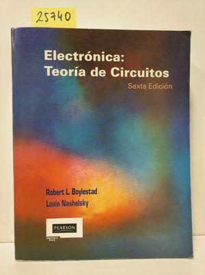 Seller image for ELECTRONICA: TEORIA DE CIRCUITOS for sale by Librera Circus