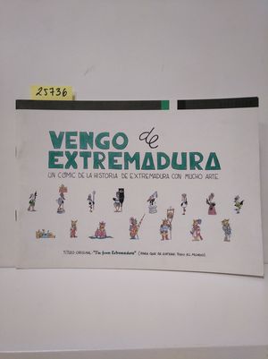 Image du vendeur pour VENGO DE EXTREMADURA mis en vente par Librera Circus