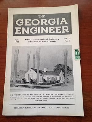 The Georgia Engineer. Serving Architectural and Engineering Interests in the State of Georgia. Vo...