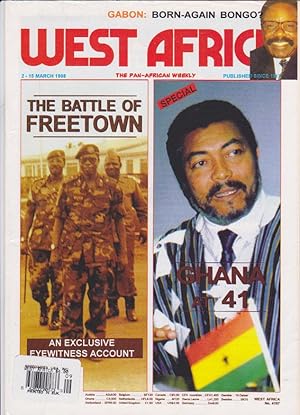 Imagen del vendedor de West Africa, No. 4187, 2-15 March 1998 (The Battle of Freetown) a la venta por Books of the World