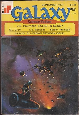 Image du vendeur pour Exiles to Glory, serialized in Galaxy magazine (September and October 1977) mis en vente par Books of the World