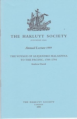 Seller image for The Voyage of Alejandro Malaspina to the Pacific, 1789-1794 (Hakluyt Society Annual Lecture, 1999) for sale by Books of the World