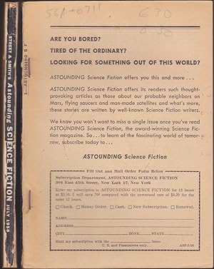 Imagen del vendedor de Astounding Science Fiction, July 1958 (Volume 61, Number 5) a la venta por Books of the World