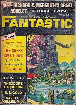 Image du vendeur pour Fantastic, September 1967 (Volume 17, Number 1) mis en vente par Books of the World