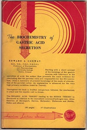 Image du vendeur pour The Biochemistry of Gastric Acid Secretion (American lecture series) mis en vente par Lake Country Books and More