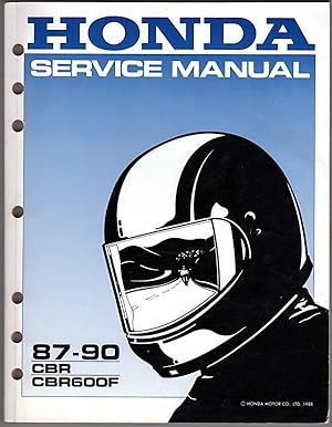 Seller image for Honda Service Manual 87-90 CBR CBR600F for sale by Lake Country Books and More