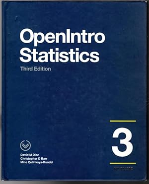 Bild des Verkufers fr OpenIntro Statistics, FULL COLOR Hardcover zum Verkauf von Lake Country Books and More