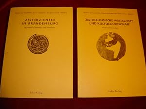 Bild des Verkufers fr Konvolut von 2 Titeln: 1. Zisterzienser in Brandenburg. 2. Zisterziensische Wirtschaft und Kulturlandschaft. (Studien zur Geschichte, Kunst und Kultur der Zisterzienser. Band 1. Band 3). zum Verkauf von Antiquariat Olaf Drescher