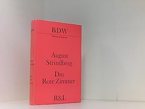 Bild des Verkufers fr Das Rote Zimmer. Schilderungen aus dem Leben der Knstler und Schriftsteller. Aus dem Schwedischen von Hilde Rubinstein. Mit einem Nachwort von Gerhard Scholz. zum Verkauf von Book Broker