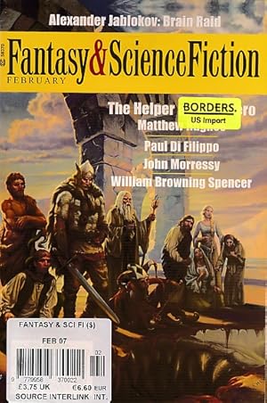 Imagen del vendedor de The Magazine of Fantasy and Science Fiction. Volume 112 No 2. February 2007 a la venta por Barter Books Ltd