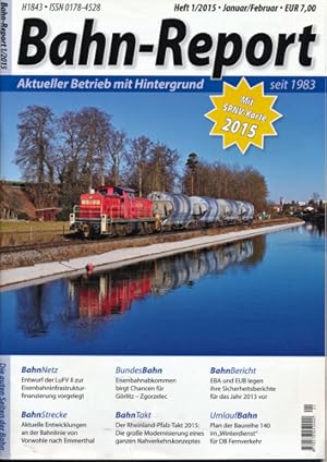 Seller image for Bahn-Report Heft 1/2015 (ohne SPNV-Karte 2015!). for sale by Versandantiquariat  Rainer Wlfel