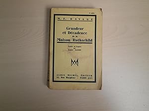 Imagen del vendedor de GRANDEUR ET DECADENCE DE LA MAISON ROTHSCHILD a la venta por Le temps retrouv