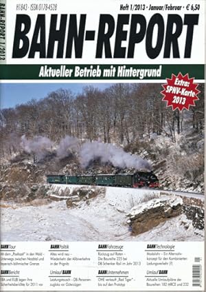 Seller image for Bahn-Report Heft 1/2013 (ohne SPNV-Karte 2013!). for sale by Versandantiquariat  Rainer Wlfel