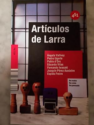 Seller image for Articulos de Larra (Re:) for sale by Libros Nakens
