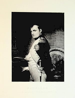 NAPOLEON, Napoleon Bonaparte (1769-1821) / Portrait of Napoleon, After Delaroche / Engraving of N...