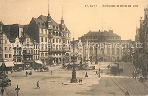 Seller image for Postkarte Carte Postale 33542655 Bonn Rhein Marktplatz Hotel de Ville Bonn Rhein for sale by Versandhandel Boeger