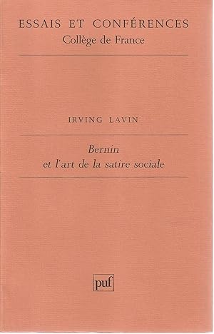 Seller image for Bernin et l'art de la satire sociale, for sale by L'Odeur du Book