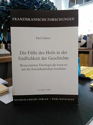 Bild des Verkufers fr Die Flle des Heils in der Endlichkeit der Geschichte. Bonaventuras Theologie als Antwort auf die franziskanischen Joachiten (Franziskanische Forschungen 41. Heft) zum Verkauf von Antiquariat Thomas Nonnenmacher