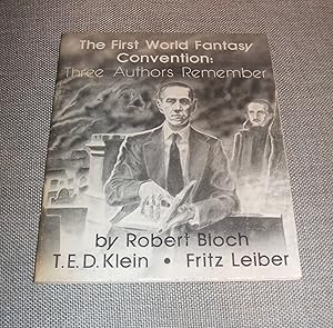 Imagen del vendedor de The First World Fantasy Convention: Three Authors Remember a la venta por biblioboy