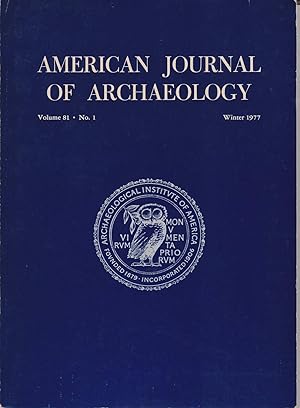 Seller image for American Journal of Archaeology, Vol. 81, No. 1, Winter 1977. for sale by Fundus-Online GbR Borkert Schwarz Zerfa