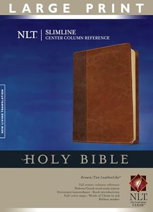 Immagine del venditore per Holy Bible : New Living Translation Brown / Tan TuTone Leather Like Slimline Center Column Reference venduto da GreatBookPrices