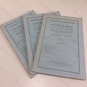 Astrology: The Astrologer's Quarterly (Volume 49, Nos. 1, 2 & 3, Spring, Summer and Autumn 1974)