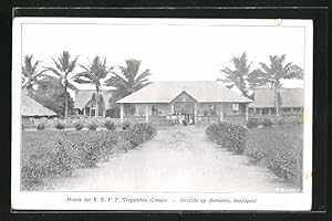 Ansichtskarte Bamania, Missie der E. E. P. P. Trappisten (Congo), Hoofdpost