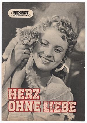 Progress Filmillustrierte Herz ohne Liebe 70/54 Larionowa Sharow - Filmprogramm von 1954 - Reich ...
