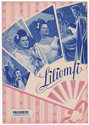 Progress Filmillustrierte Liliomfi 41/56 Filmprogramm Ivan Darvas Balazs Soos, 1956.