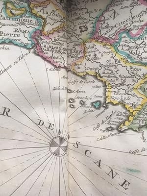 Atlas Portatif et Nouveau du Voyageur pour l'Italie, avec la Description Geographique & une Table...