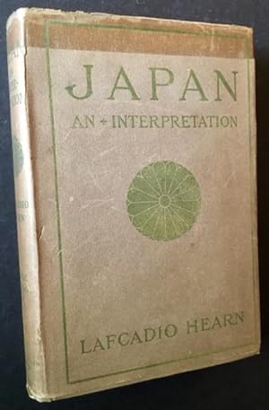 Japan: An Attempt at Interpretation (In Dustjacket)