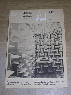 Seller image for The Architects Journal 28 June 1978 for sale by Neo Books