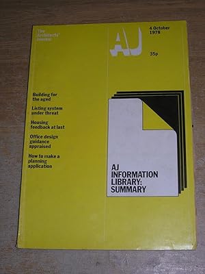The Architects Journal 4 October 1978