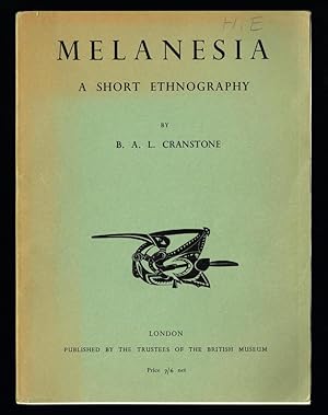 Imagen del vendedor de Melanesia. A short ethnography. a la venta por Hatt Rare Books ILAB & CINOA