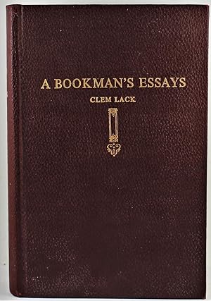 A Bookman's Essays Signed Limited Edition No. 282 of 500 copies